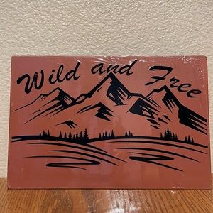 Wood sign that can stand on its own